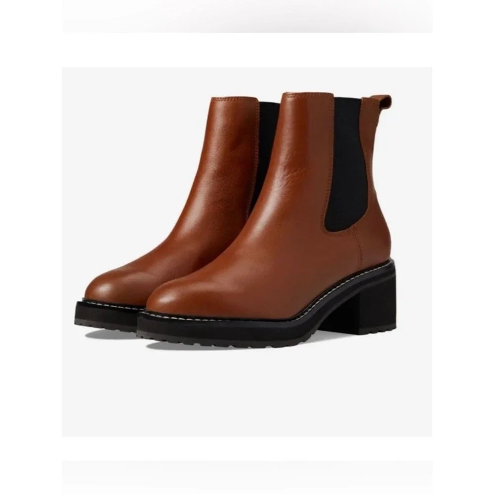 Madewell New The Carina Platform Chelsea Boot Size 9